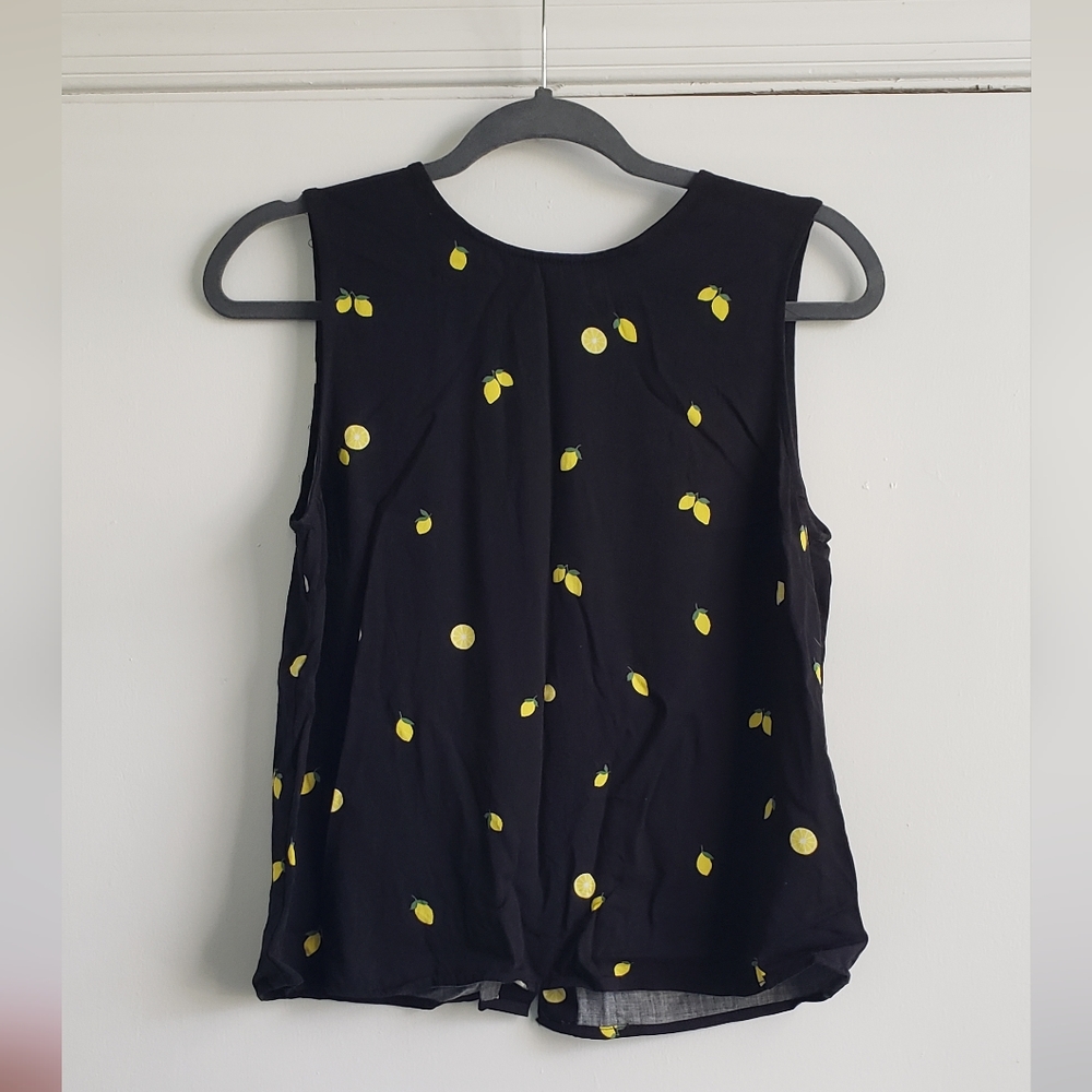 POPSUGAR - Lemon Print Tank